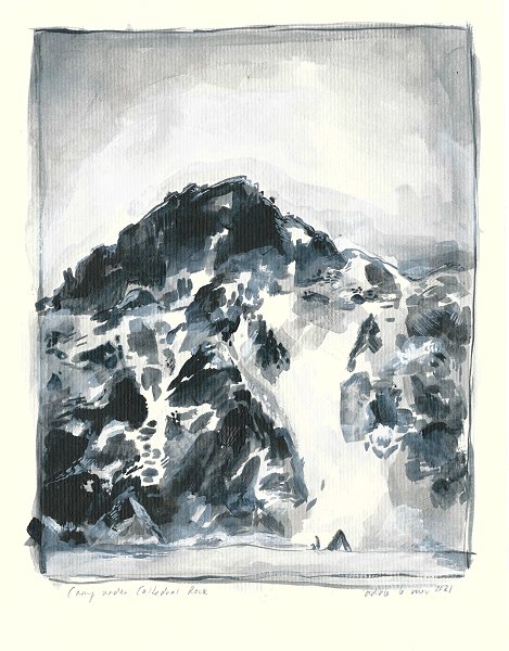 Adrie le Roux - Camp under Cathedral Rock